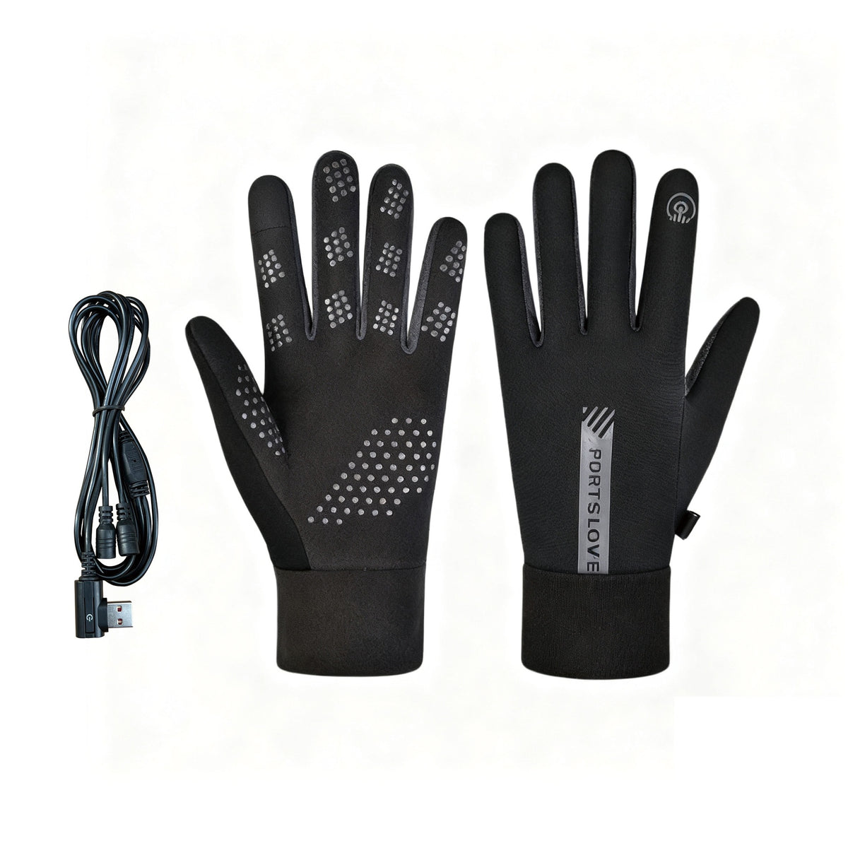 Gants chauffants Chaleo compatibles écran tactile